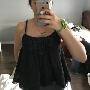 Black loose tanktop